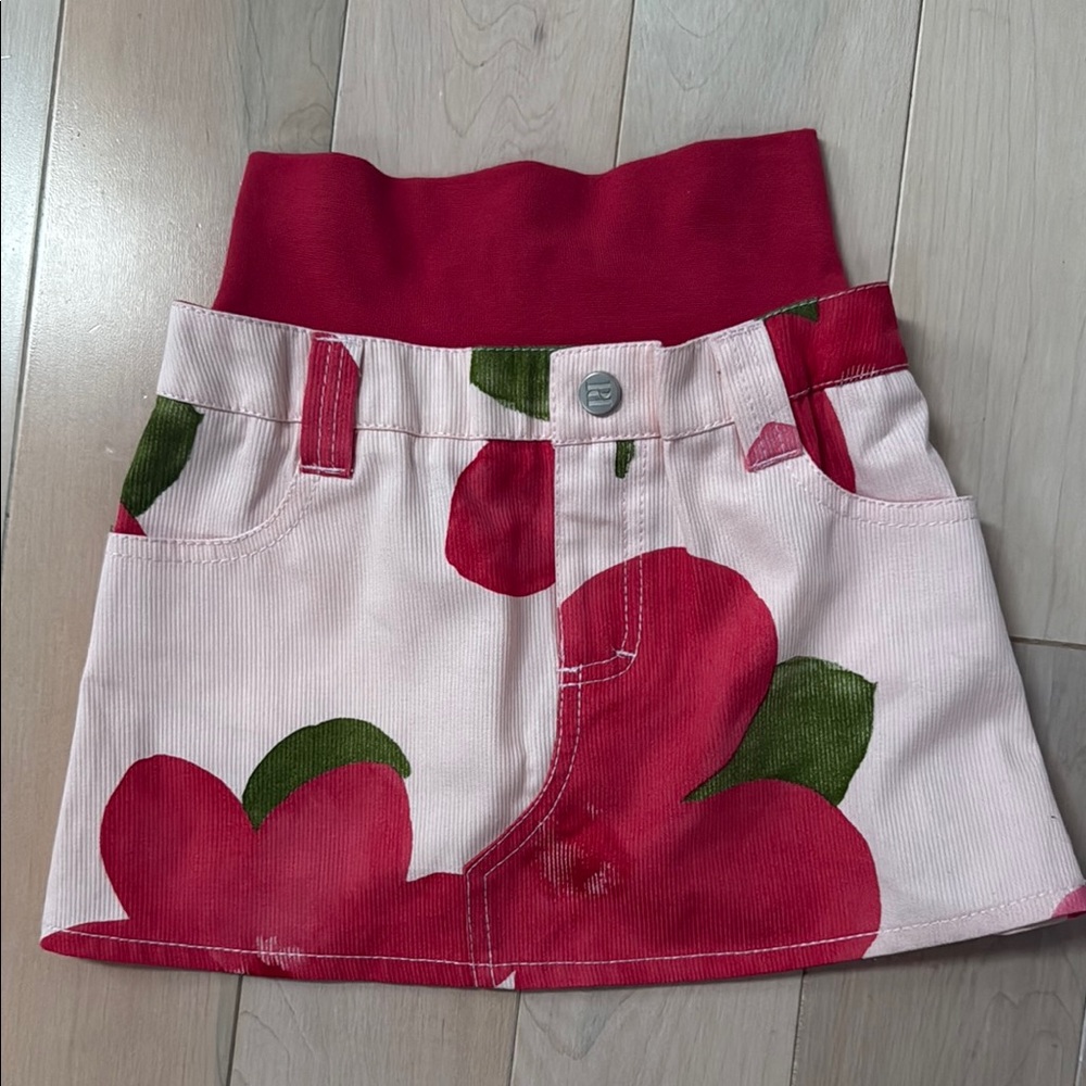 I Pinco Pallino girls Floral Pull on cotton  Skirt